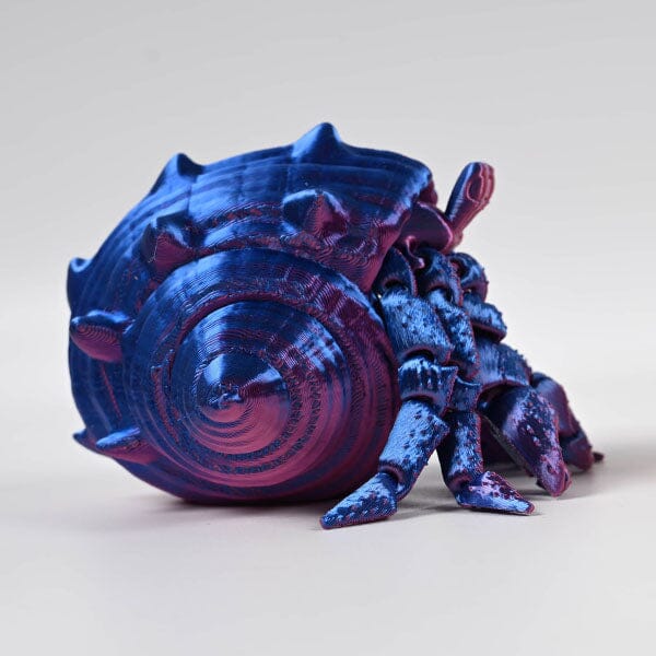 3D Treasures 3D-Printed Articulated Hermit Crab Fidget Toy (Multiple Colors) Simple Exclusive 