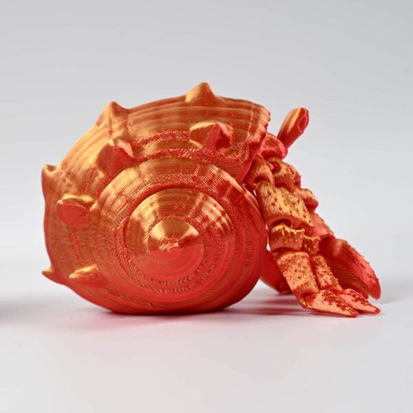 3D Treasures 3D-Printed Articulated Hermit Crab Fidget Toy (Multiple Colors) Simple Exclusive 