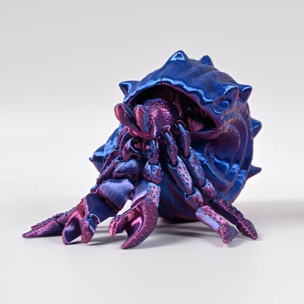 3D Treasures 3D-Printed Articulated Hermit Crab Fidget Toy (Multiple Colors) Simple Exclusive 
