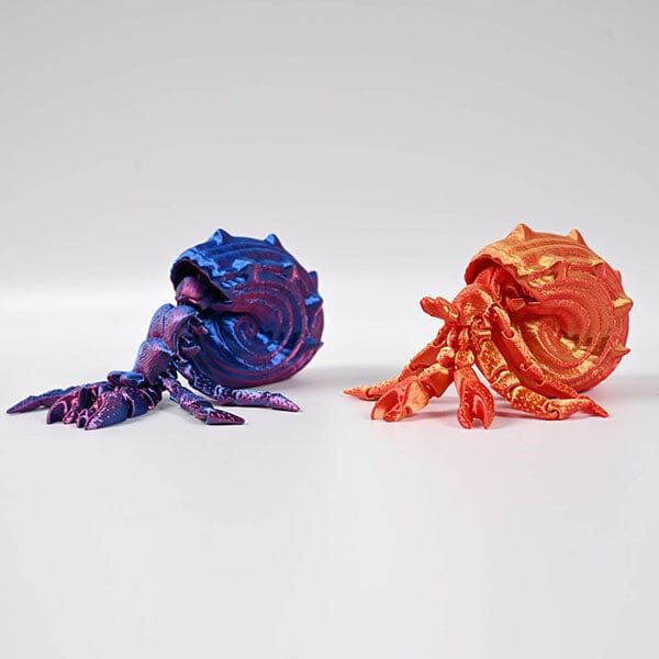 3D Treasures 3D-Printed Articulated Hermit Crab Fidget Toy (Multiple Colors) Simple Exclusive 