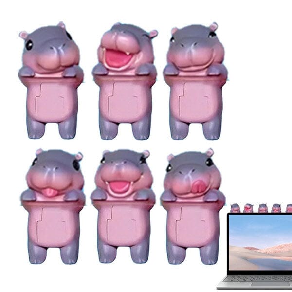 Hippo Huggers: The Phone Hugging Animals Collectable Figurine Blind Bag (1pc) Simple Exclusive 