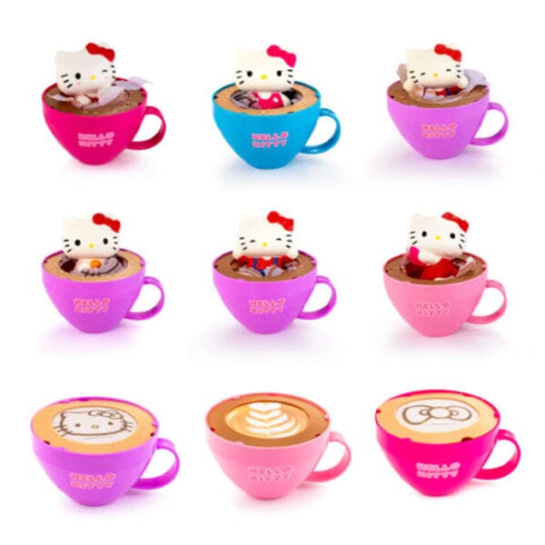 Hello Kitty Cappuccino Cup Pop-Up Surprise Slow Rise Squishy Fidget Toy (1pc) Simple Showcase 