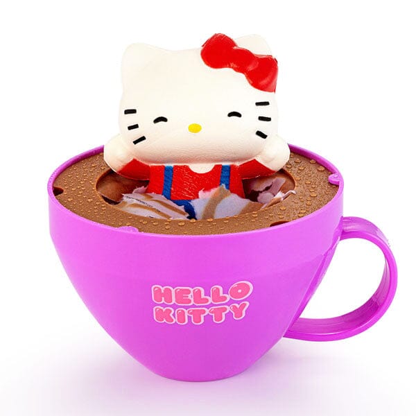 Hello Kitty Cappuccino Cup Pop-Up Surprise Slow Rise Squishy Fidget Toy (1pc) Simple Showcase 