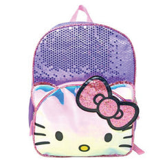 Sanrio Hello Kitty Anime 16" Sequin Backpack Bag