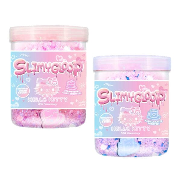 Sanrio Hello Kitty & Friends 50th Anniversary SlimyGloop Limited Edition Scented Pre-Made & Ready To Play Slime (1 x 6.5oz Jar) Multiple Styles Preorder Showcase 