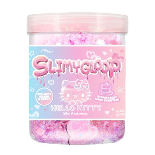 Sanrio Hello Kitty & Friends 50th Anniversary SlimyGloop Limited Edition Scented Pre-Made & Ready To Play Slime (1 x 6.5oz Jar) Multiple Styles Preorder Showcase My Melody: Strawberry Cake Scent 