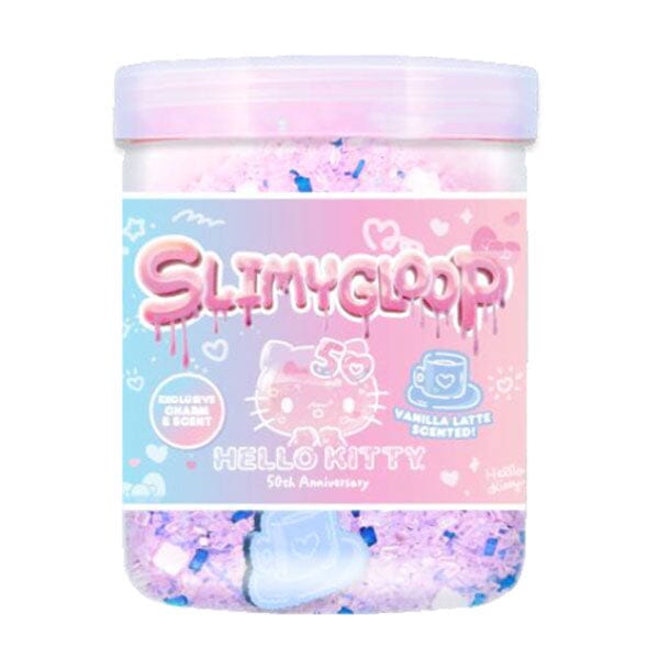 Sanrio Hello Kitty & Friends 50th Anniversary SlimyGloop Limited Edition Scented Pre-Made & Ready To Play Slime (1 x 6.5oz Jar) Multiple Styles Preorder Showcase Hello Kitty: Vanilla Latte Scent 