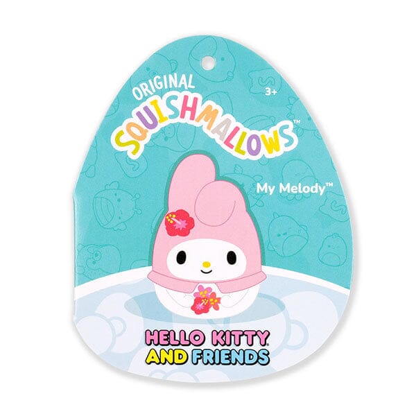 Squishmallows Plush Toys 3.5" 2025 Sanrio Hello Kitty & Friends Tropical Fruit Treats Clip-On Squad (Characters Ship Assorted) Simple Squishmallows 