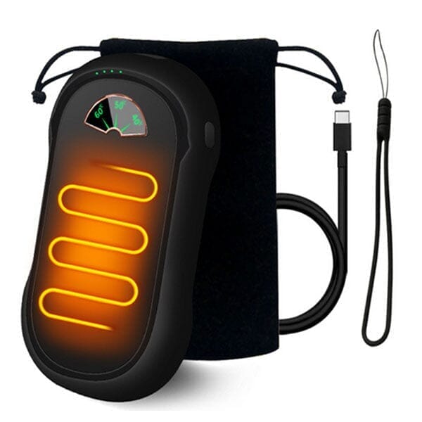 HeatMatez CozyClasp (2pc) | 3-in-1 Magnetic Hand Warmer, Flashlight & Power Bank! Simple Showcase 