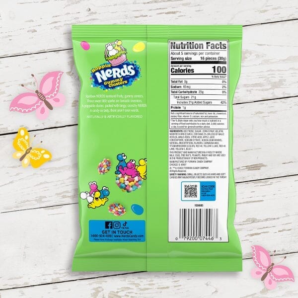 Hoppin' Nerds Gummy Clusters: Easter Edition (6oz Bulk Bag) Simple Showcase 