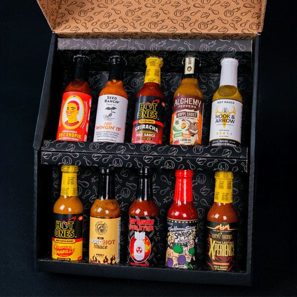 Hot Ones® Full Season 27 Sauce Lineup (10 x 5 oz) As Seen On Youtube Simple Hot Ones 
