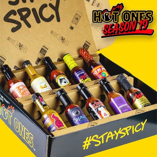 Hot Ones® Full Season 19 Sauce Lineup (10pk) WEB EXCLUSIVE Simple Hot Ones Hotsauces 