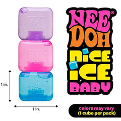 Nee Doh Nice Ice Baby Mini 1" Squishy Fidget Stress Ball (1pc) Assorted Colors Simple Nee Doh 
