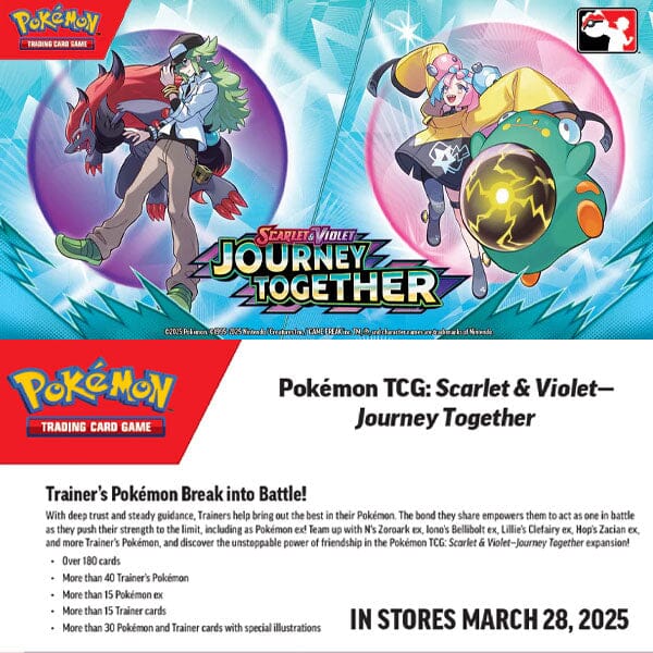 Pokémon TCG: Scarlet & Violet Journey Together Sleeved Booster (1 Pack 10 Cards) Simple Pokémon