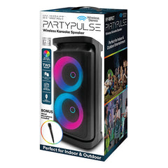 Hy-Impact PartyPulse Wireless Mini Karaoke Speaker With Microphone
