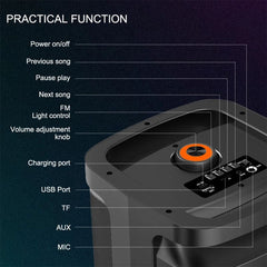 SoundLogicXT: Mini Karaoke Speaker With Microphone