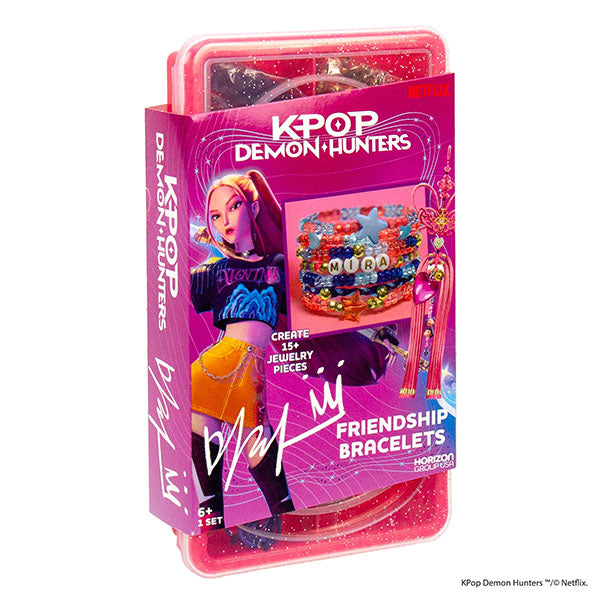 KPop Demon Hunters Beaded Friendship Bracelets Activity Craft Kit (Multiple Styles)