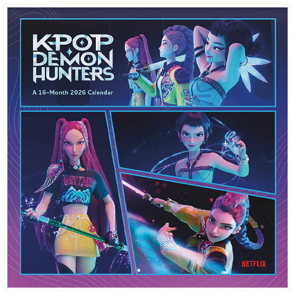 KPop Demon Hunters 2026 16-Month Full Page Wall Calendar (1pc)