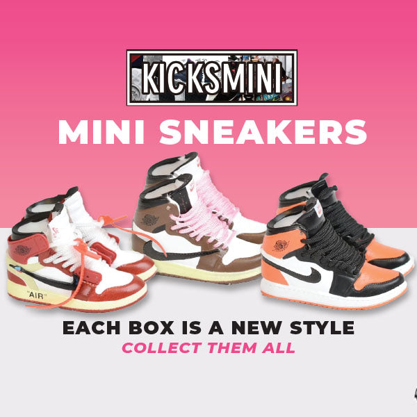 KicksMini 3D Collectible Mini Sneakers Mystery Shoe Box (1 Pair)