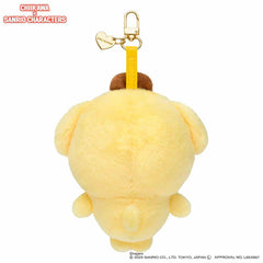 Chiikawa Kiramekko PomPom Purin × Hello Kitty Plush Keychain