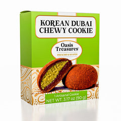 Dubai Chocolate Flavor Korean Chewy Cookie by Oasis Treasures (90g)