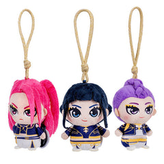KPop Demon Hunters 4" Plush Bag Hanger (1pc) Character Ships Assorted