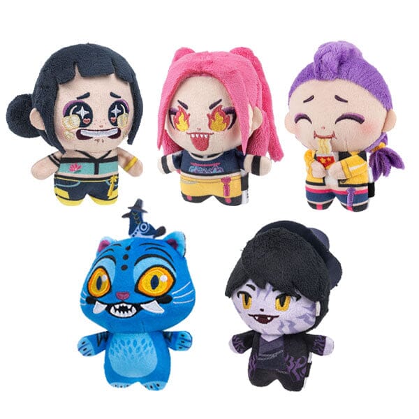 KPop Demon Hunters 4" Plush Blind Mini Rameyon Cups (1pc) Simple KPop Demon Hunters 