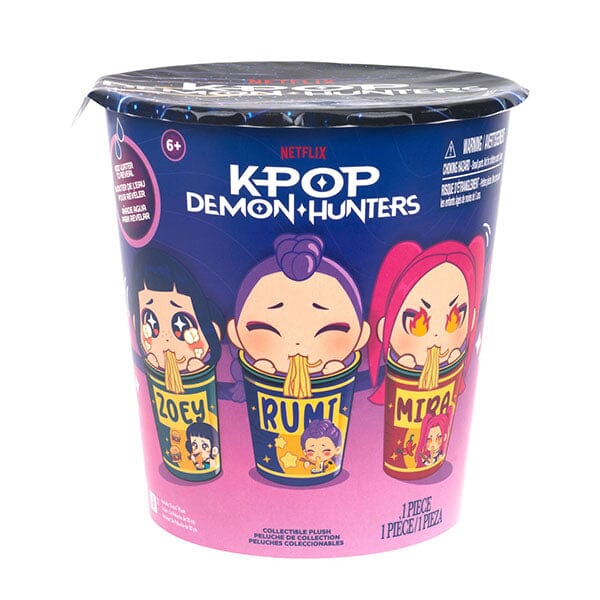 KPop Demon Hunters 4" Plush Blind Mini Rameyon Cups (1pc) Simple KPop Demon Hunters 