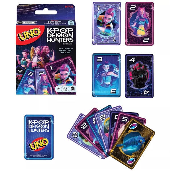 KPop Demon Hunter UNO Card Game, 1 Count KPop Demon Hunter UNO Card Game, 1 Count
