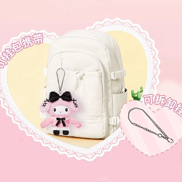 TOP TOY x Sanrio: Kuromi & My Melody "Angel Garden" Series Plush Keychain Blind Box (1pc)