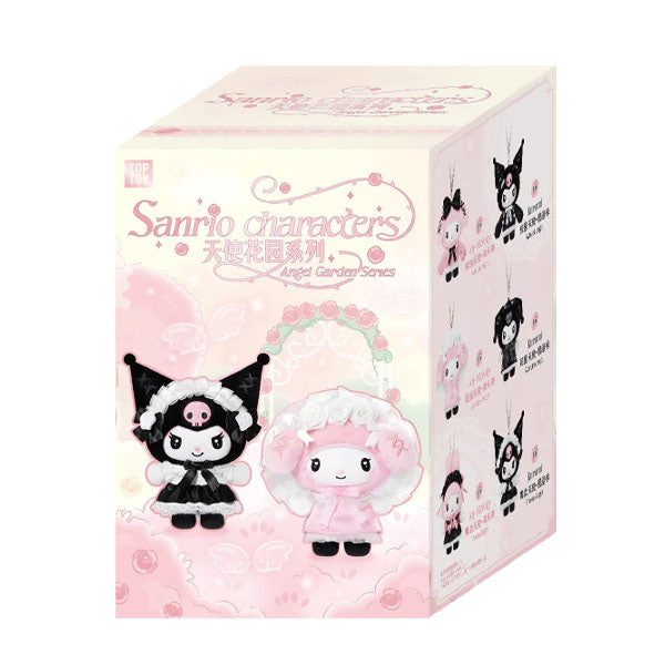 TOP TOY x Sanrio: Kuromi & My Melody "Angel Garden" Series Plush Keychain Blind Box (1pc)
