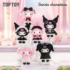 TOP TOY x Sanrio: Kuromi & My Melody "Angel Garden" Series Plush Keychain Blind Box (1pc)