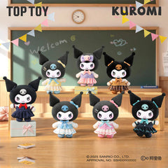 TOP TOY x Sanrio: Kuromi "School Life" Series Plush Keychain Blind Box (1pc)