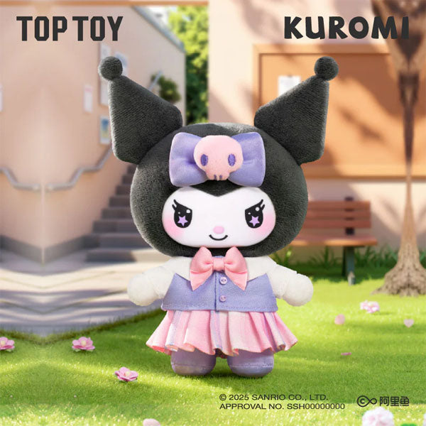 TOP TOY x Sanrio: Kuromi "School Life" Series Plush Keychain Blind Box (1pc)