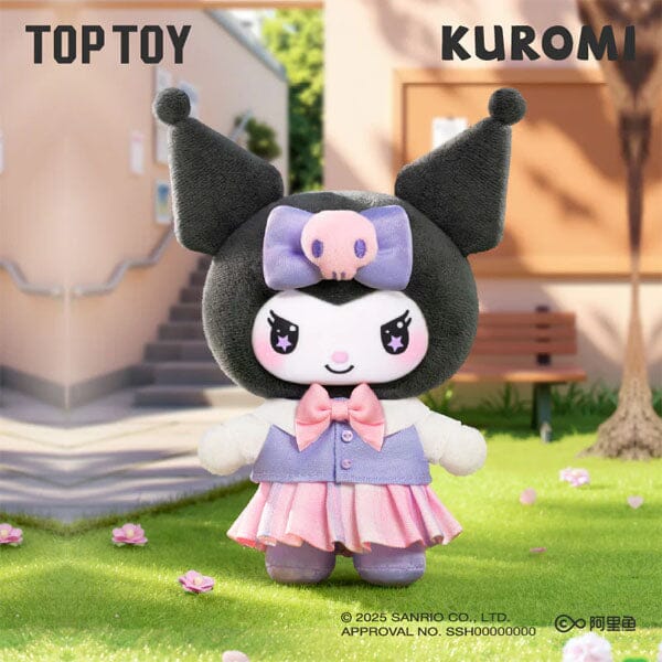 TOP TOY x Sanrio: Kuromi "School Life" Series Plush Keychain Blind Box (1pc) Simple TOP TOY 