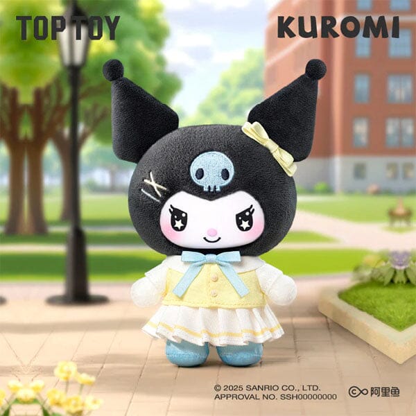 TOP TOY x Sanrio: Kuromi "School Life" Series Plush Keychain Blind Box (1pc) Simple TOP TOY 