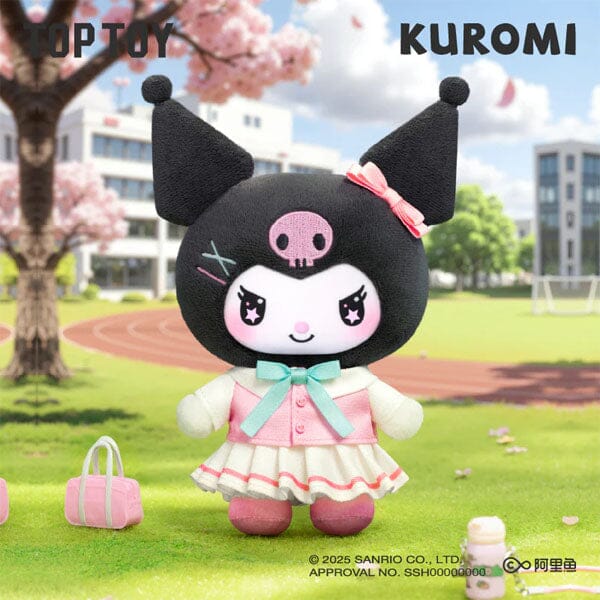 TOP TOY x Sanrio: Kuromi "School Life" Series Plush Keychain Blind Box (1pc) Simple TOP TOY 