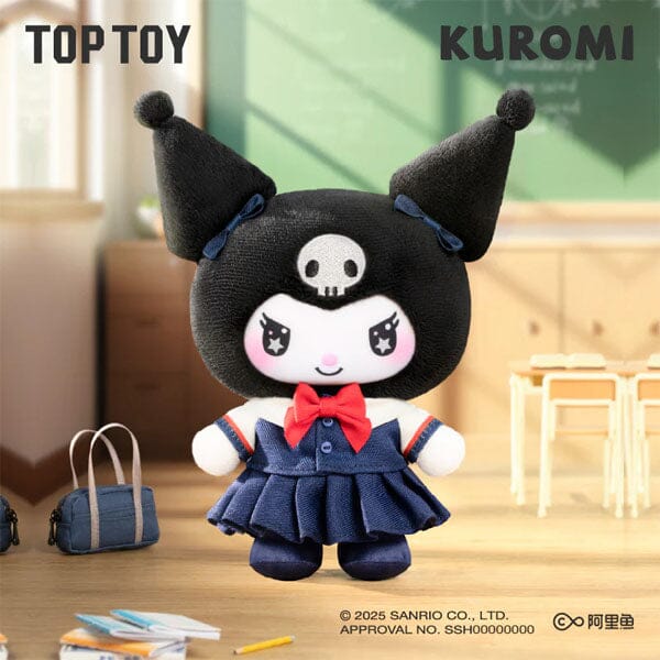 TOP TOY x Sanrio: Kuromi "School Life" Series Plush Keychain Blind Box (1pc) Simple TOP TOY 