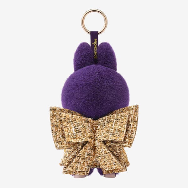 Pop Mart x THE MONSTERS: Labubu Wearing PRONOUNCE Fashion Label "Wings Of Fortune" Plush Doll Pendant (1pc) Simple Pop Mart 
