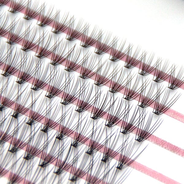 WOW Lash Clusterz Kit | 288 Eyelash Clusters | Includes Glue & Tweezers! Simple Showcase 