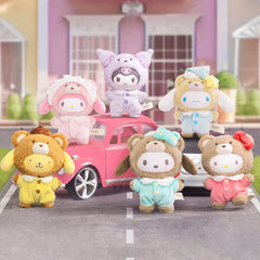TOP TOY x Sanrio: "Latte Baby" Series Plush Keychain Blind Box (1pc)