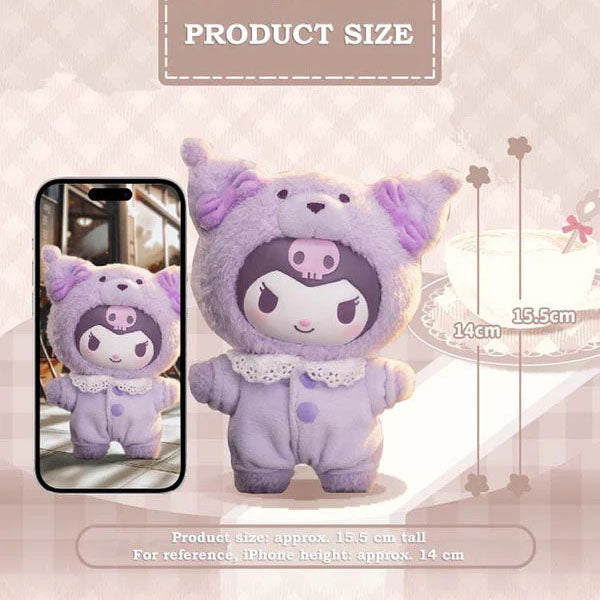 TOP TOY x Sanrio: "Latte Baby" Series Plush Keychain Blind Box (1pc)