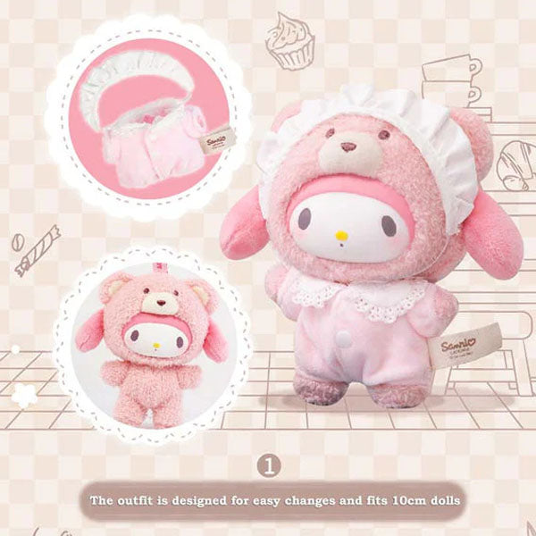 TOP TOY x Sanrio: "Latte Baby" Series Plush Keychain Blind Box (1pc)