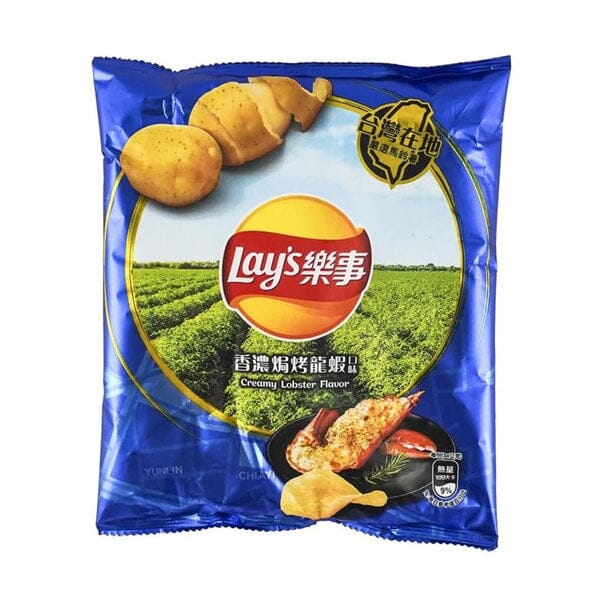 Lay's Creamy Lobster Flavor Potato Chips (34g) Limited Edition Imported From Taiwan Simple Lay's 