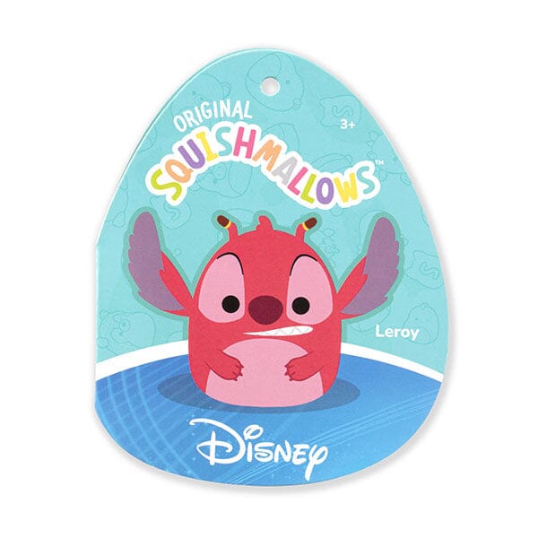 Squishmallows Super Soft Plush Toys 10" Disney's Stitch Squad Leroy Simple Squishmallows 