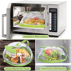 ProKitchen HeatHalo Microwave Food Steamer & Cover Simple Showcase 