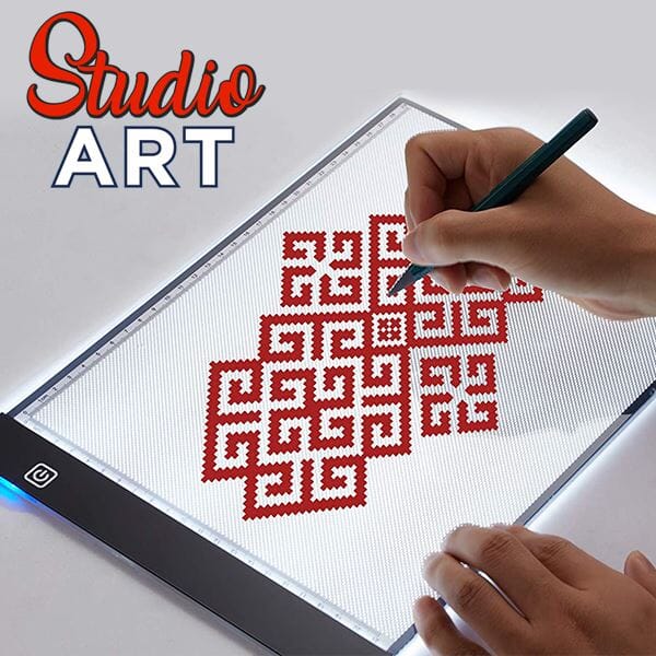 Studio Art LightBoard | LED Drawing/Tracing Board (A4) Simple Showcase 