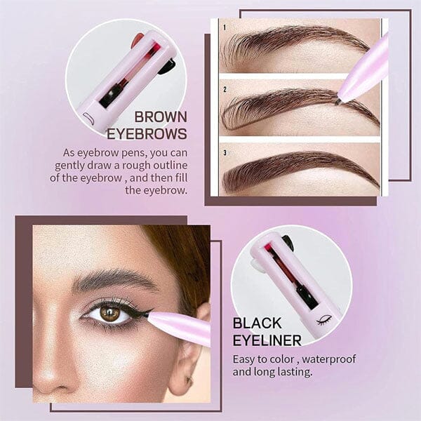 WOW 4-in-1 Makeup Pen - Eyeliner / Brow Liner / Lip Liner / Highlighter Preorder Showcase 