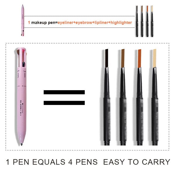 WOW 4-in-1 Makeup Pen - Eyeliner / Brow Liner / Lip Liner / Highlighter Preorder Showcase 