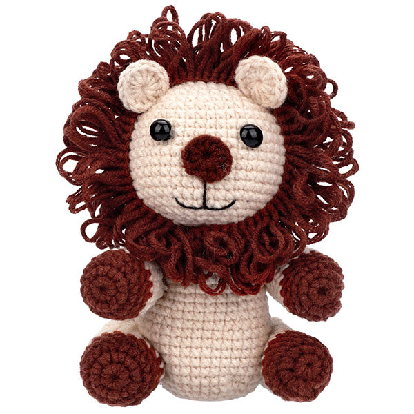 The LOOP Brigade: DIY Crochet Plush Toy Complete Kit For Beginners - Blaze the Lion